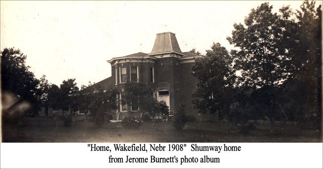 1908 Shumway home, Wakefield, NE a